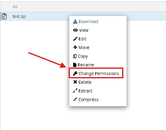 cPanel Dosya ve Klasör İzinleri