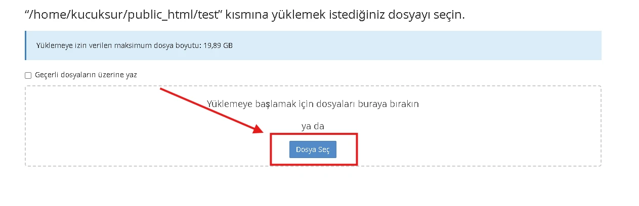 cPanel Dosya Yöneticisi ile Dosya ve Klasör Nasıl Yüklenir?