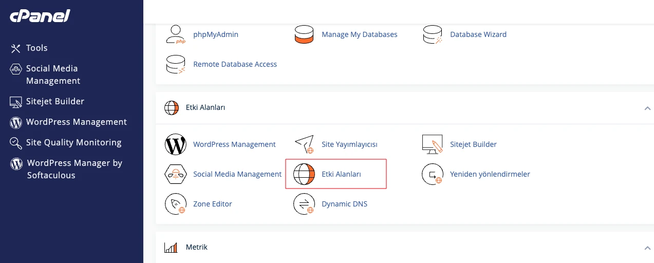 subdomain oluşturma