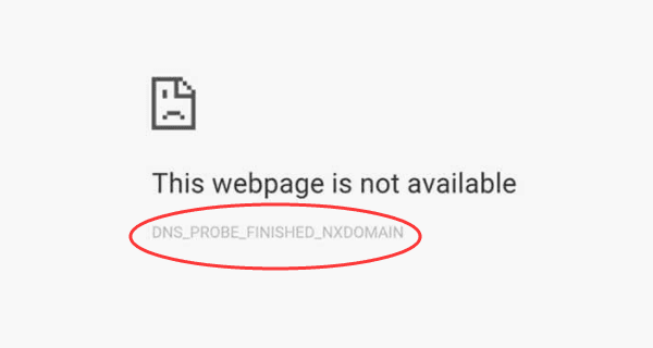 Dns probe finished xndomain hatasi
