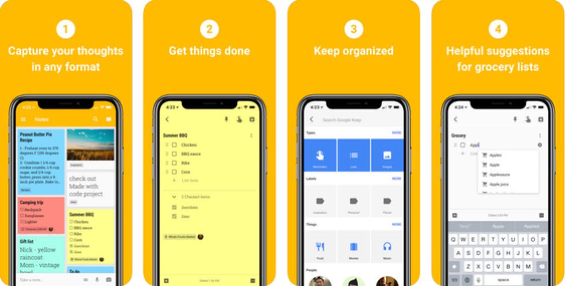 google keep kullanimi